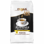 "Робуста" кава смажена в зернах 1 кг (пакет)